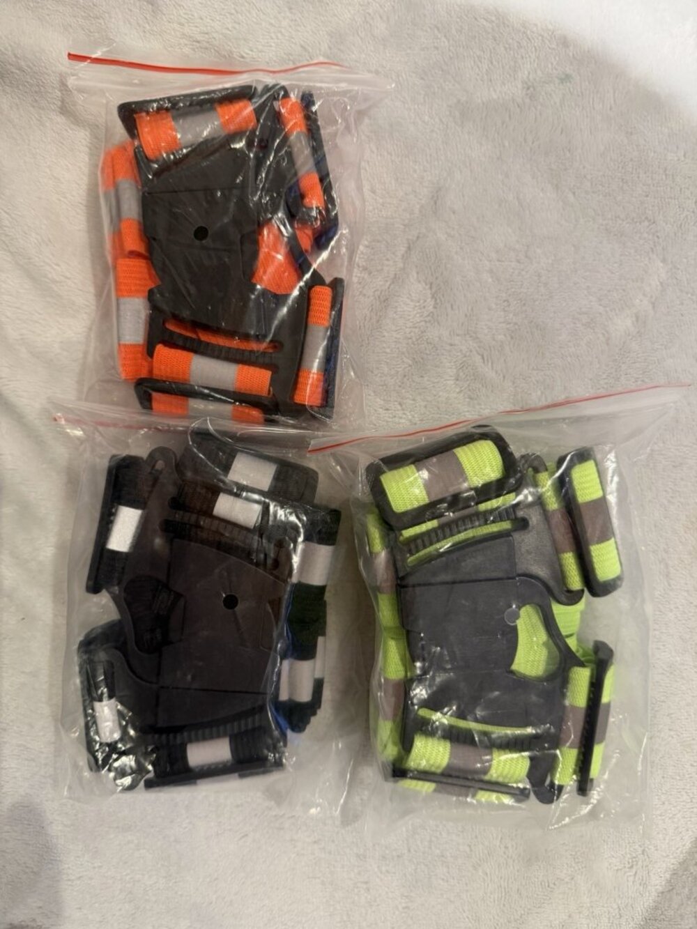 3 X  Vest High Visibility Belt Cycling Safety Reflector Tape Reflective Stripe